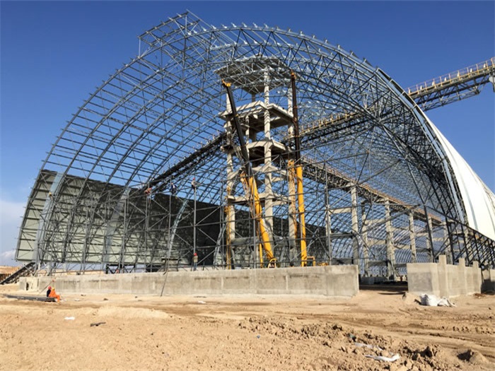 宜州煤机油桶翘工程网架